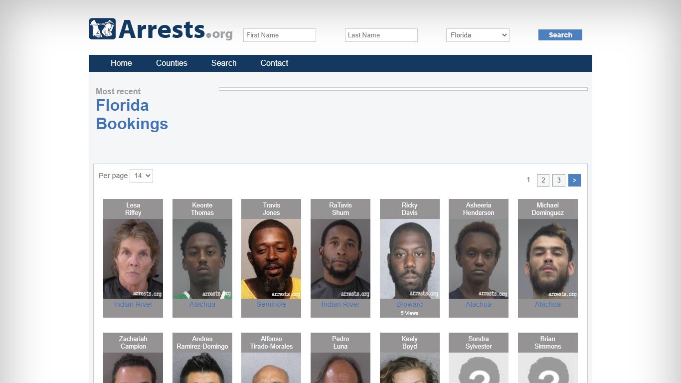 Florida Arrests and Inmate Search